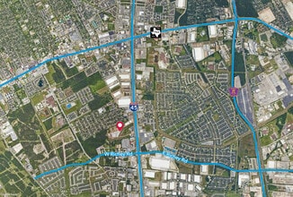 16285 North Fwy, Houston, TX - VUE AÉRIENNE  vue de carte - Image1