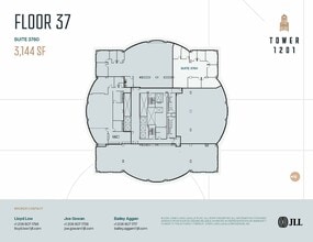 1201 3rd Ave, Seattle, WA à louer Plan d’étage– Image 1 sur 1