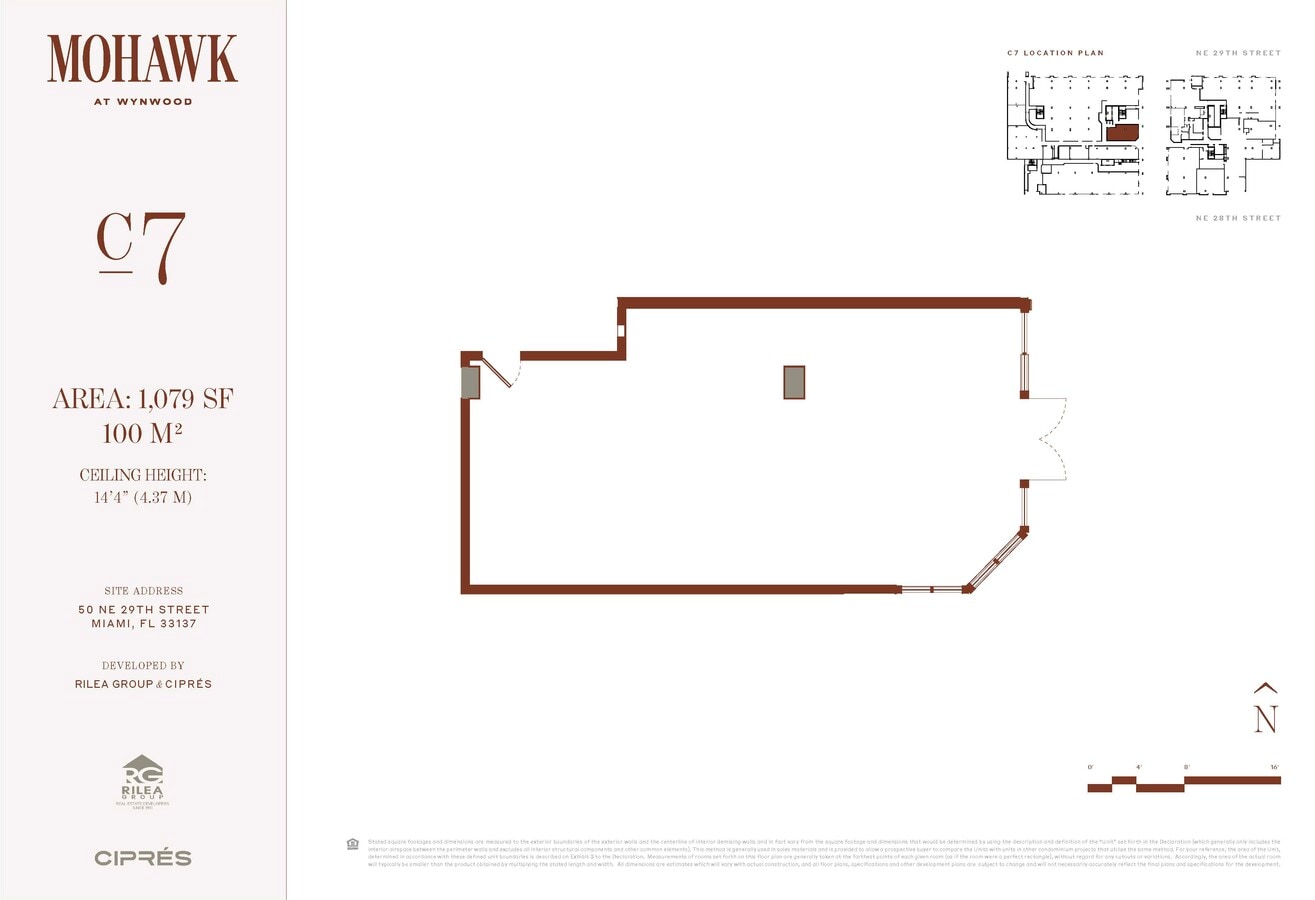 50 NE 29th St, Miami, FL 33137 - Lot C-7 -  - Plan d’étage - Image 1 of 1