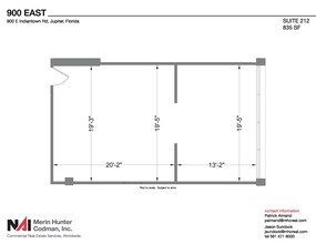 900 E Indiantown Rd, Jupiter, FL à louer Plan d’étage– Image 1 sur 2