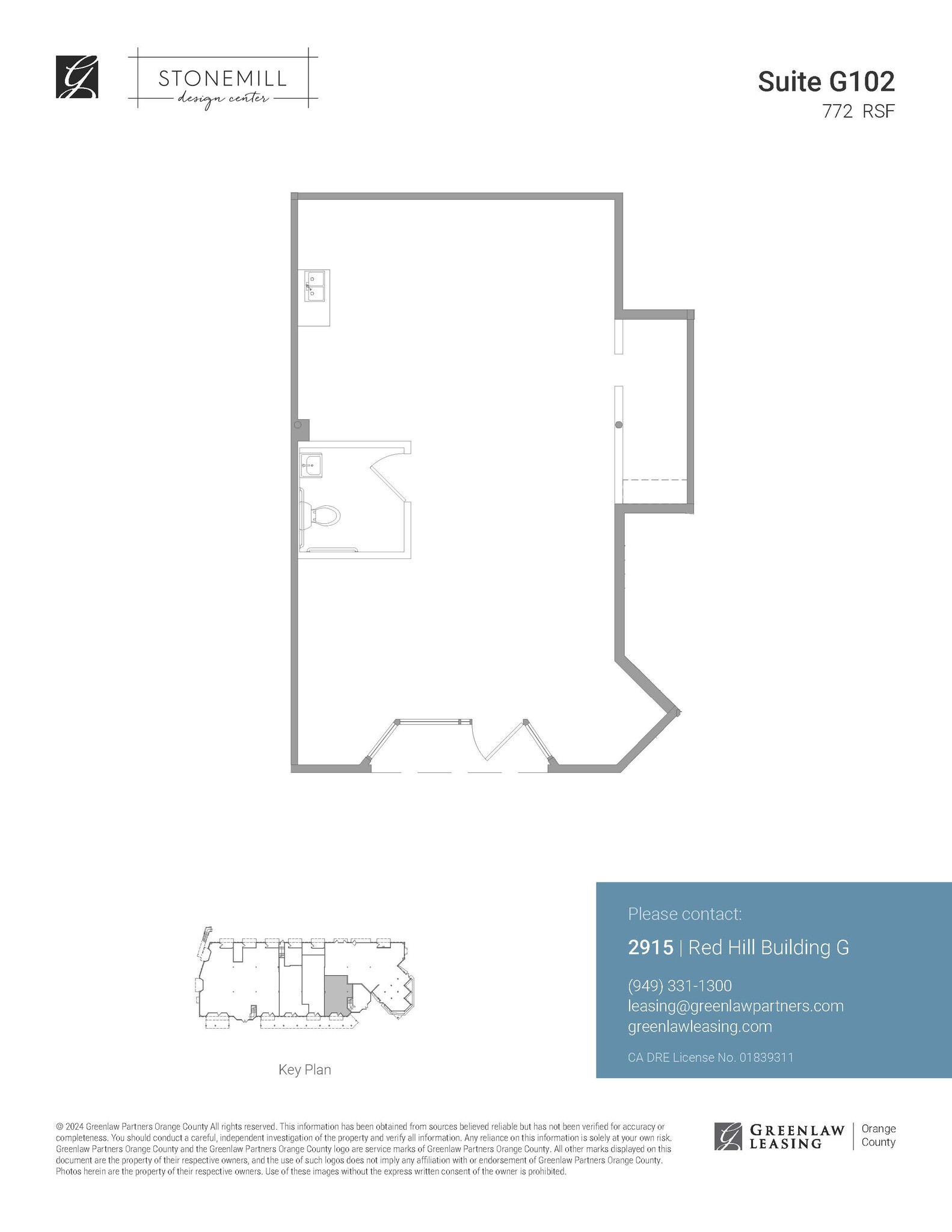 2915 Red Hill Ave, Costa Mesa, CA à louer Plan d’étage– Image 1 sur 1
