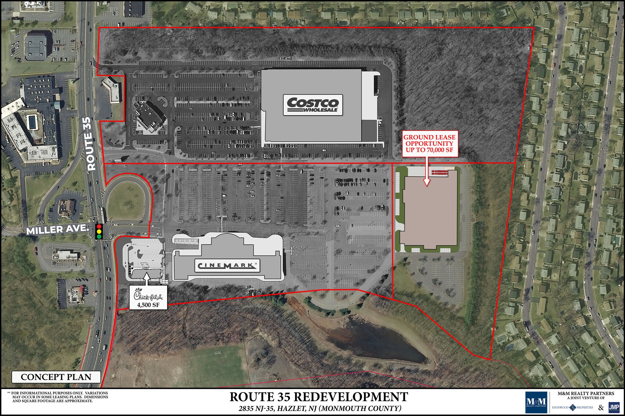 2835 State Route 35, Hazlet, NJ à louer Plan de site– Image 1 sur 2