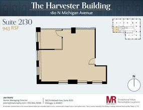 180 N Michigan Ave, Chicago, IL à louer Plan d’étage– Image 1 sur 4