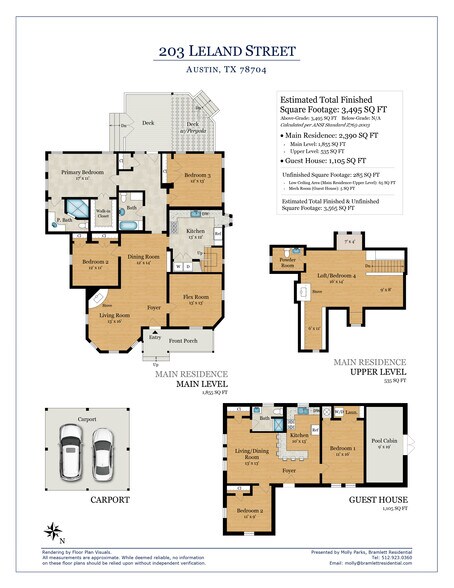 203 Leland St, Austin, TX à louer - Plan d’étage – Image 2 sur 2