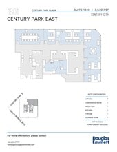 1801 Century Park E, Los Angeles, CA à louer Plan d’étage– Image 1 sur 1