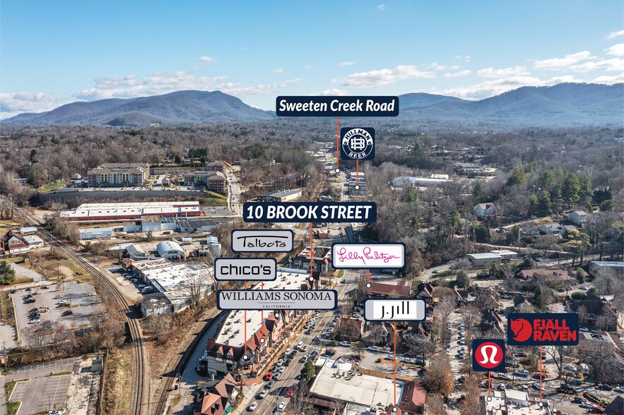 10 Brook St, Asheville, NC à louer - Aérien – Image 3 sur 13