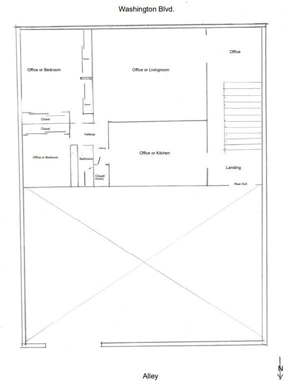 5107 E Washington Blvd, Commerce, CA à louer Plan d’étage– Image 1 sur 1