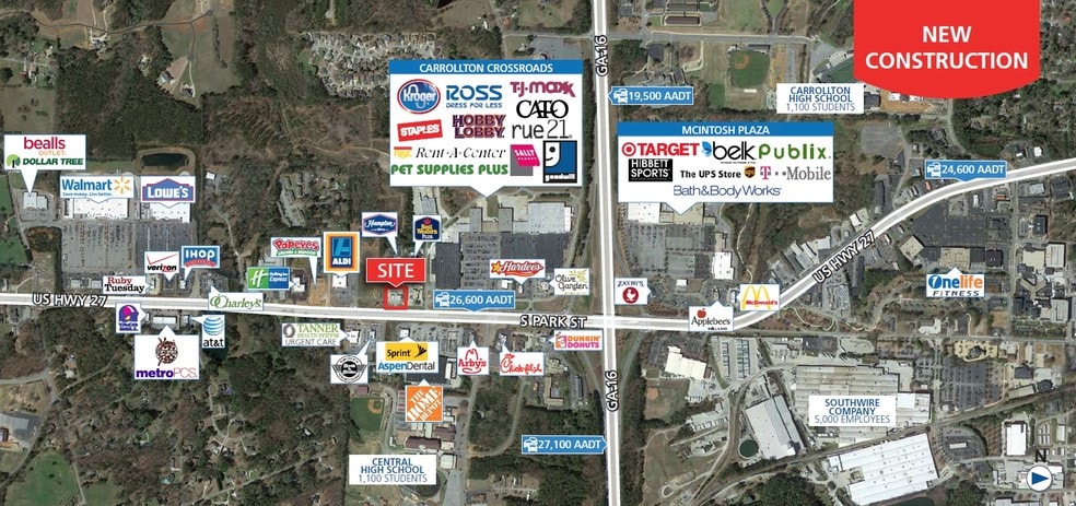 1435 S Highway 27, Carrollton, GA à louer - Aérien – Image 2 sur 14
