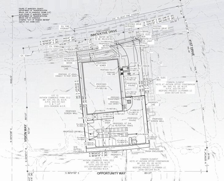 4121 W Innovative Dr, Phoenix, AZ à vendre - Plan de site – Image 2 sur 2