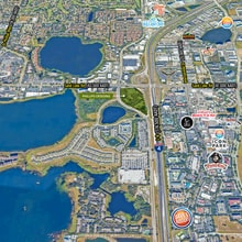 8003-8081 Turkey Lake Rd, Orlando, FL - VUE AÉRIENNE  vue de carte