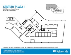 2987 Clairmont Rd NE, Atlanta, GA à louer Plan d’étage– Image 1 sur 1