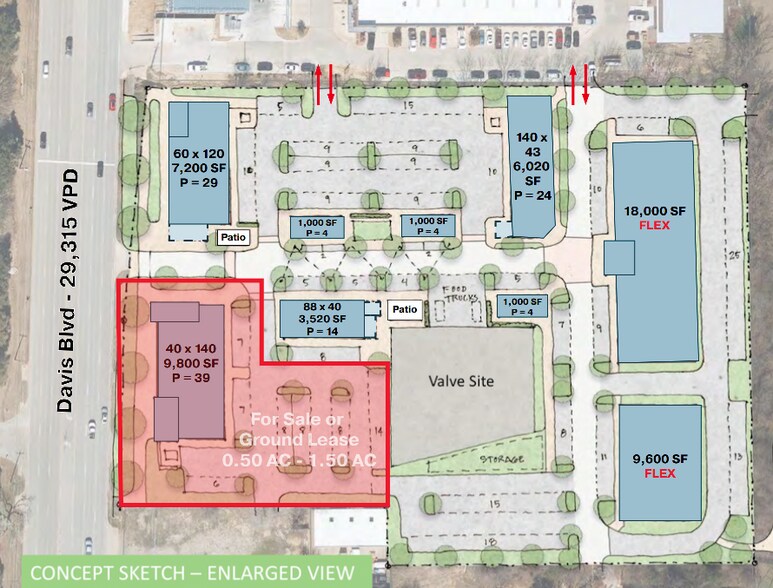 6440 Davis Blvd, North Richland Hills, TX à louer - Plan de site – Image 2 sur 5