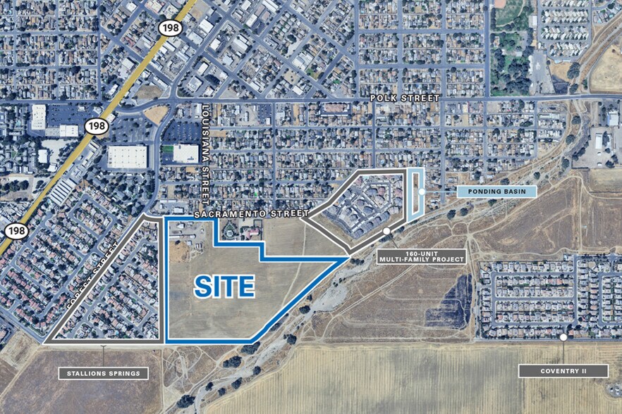 Sacramento St, Coalinga, CA à vendre - Photo principale – Image 1 sur 4