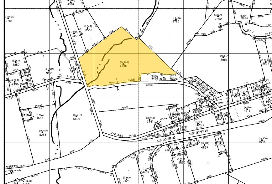 81 Daub Rd, Myerstown, PA à vendre - Plan cadastral – Image 3 sur 3