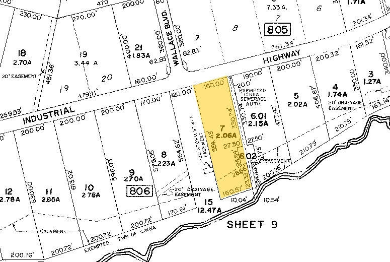 1501 Industrial Hwy, Cinnaminson, NJ à louer - Plan cadastral – Image 2 sur 2