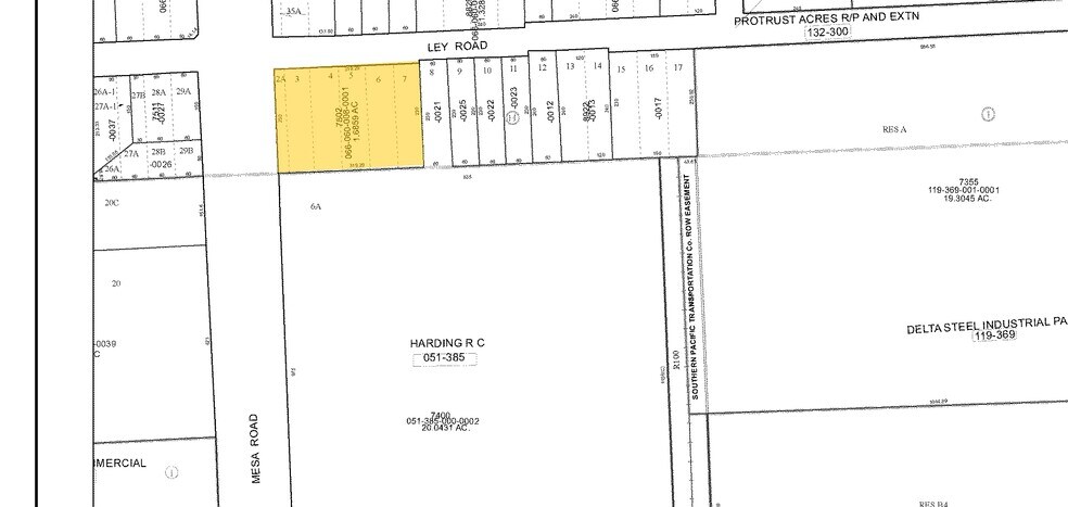 7502 Mesa Dr, Houston, TX à vendre - Plan cadastral – Image 2 sur 3