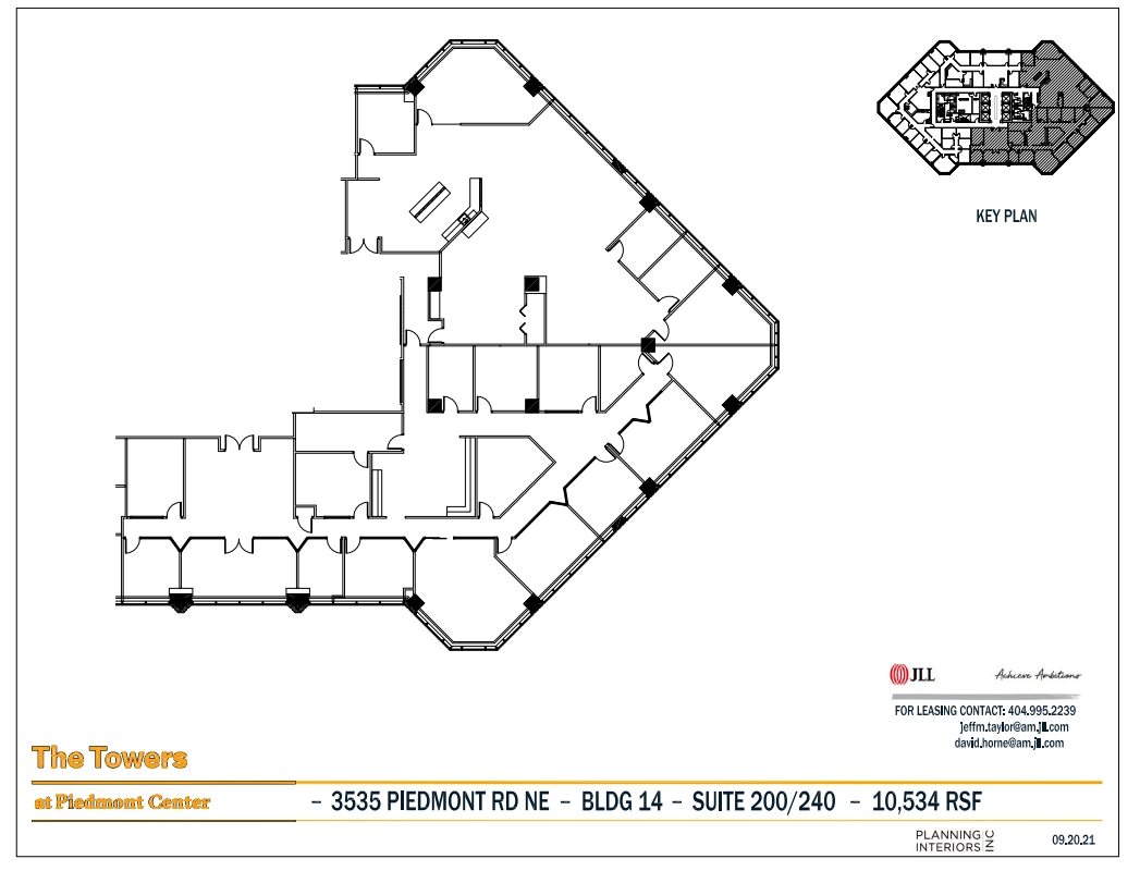3495 Piedmont Rd NE, Atlanta, GA à louer Plan d’étage– Image 1 sur 1