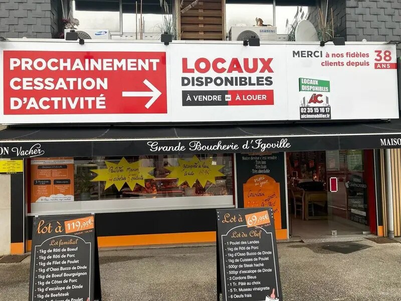 Local commercial dans Igoville à vendre Photo de l’immeuble– Image 1 sur 3