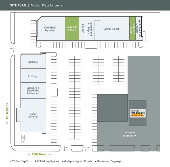 3501 50th- St, Lubbock, TX à louer - Plan de site – Image 3 sur 5