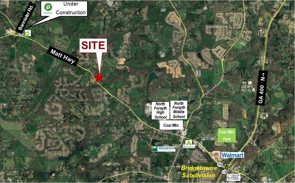 4425 Hubert Martin Rd, Cumming, GA à louer - Aérien – Image 2 sur 3