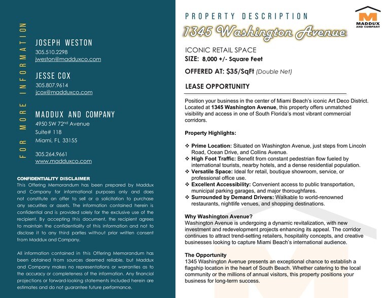 1337-1345 Washington Ave, Miami Beach, FL à louer - Photo de l’immeuble – Image 3 sur 7