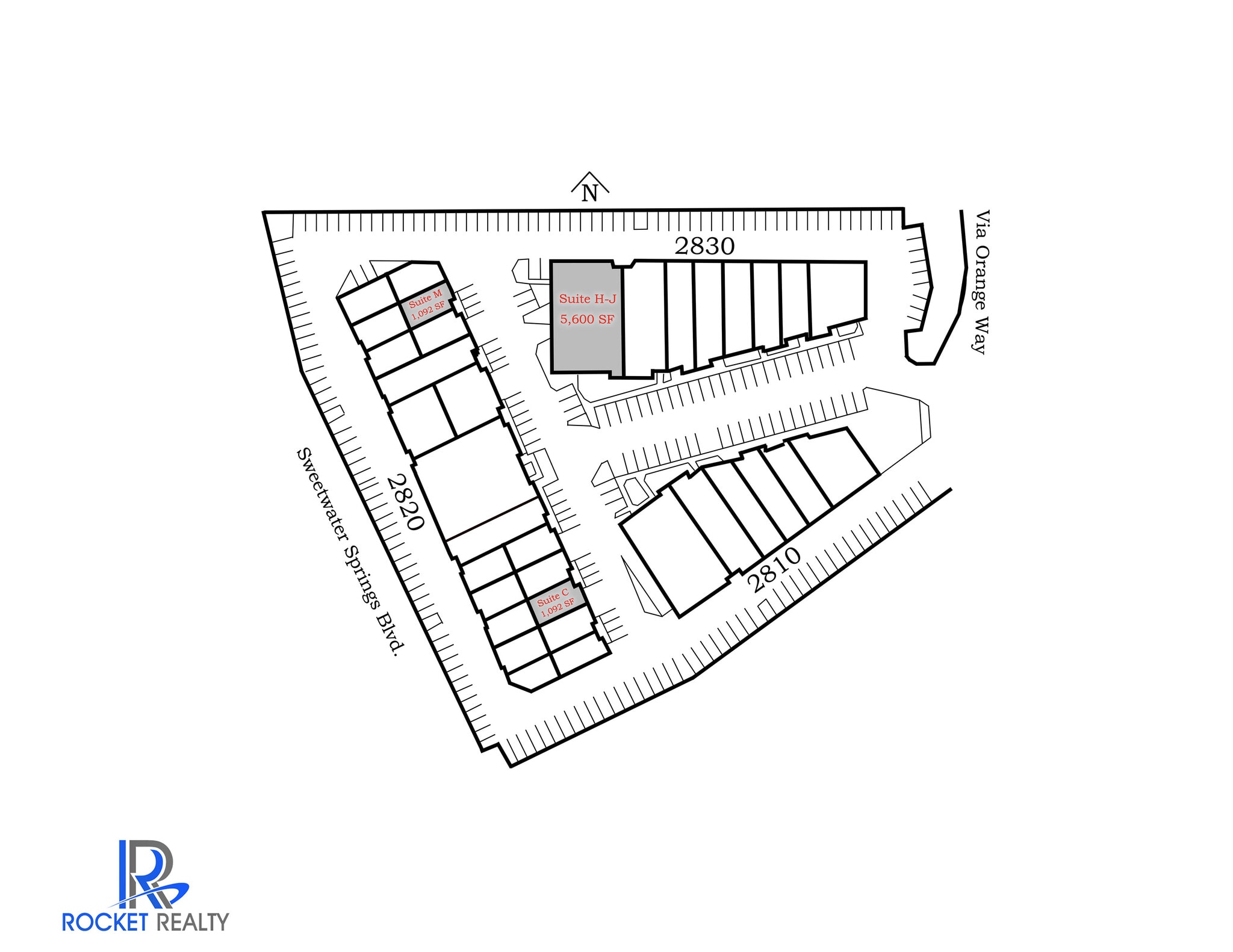 2810 Via Orange Way, Spring Valley, CA à louer Plan de site– Image 1 sur 2