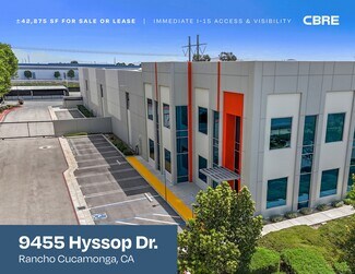 Plus de détails pour 9455 Hyssop Dr, Rancho Cucamonga, CA - Industriel/Logistique à vendre