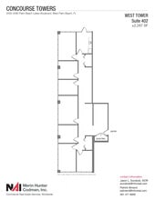 2090 Palm Beach Lakes Blvd, West Palm Beach, FL à louer Plan d’étage– Image 1 sur 1