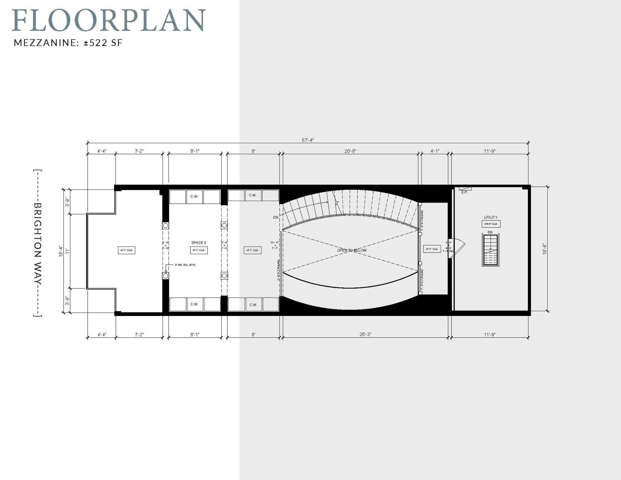 9625-9647 Brighton Way, Beverly Hills, CA à louer Plan d’étage– Image 1 sur 8