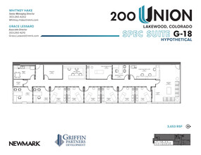 200 Union Blvd, Lakewood, CO à louer Plan d’étage– Image 2 sur 2