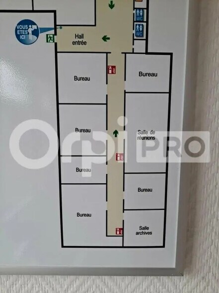 Bureau dans Épernay à louer - Plan d’étage – Image 2 sur 5
