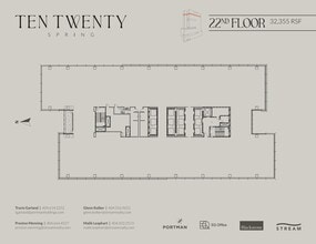 1020 Spring St, Atlanta, GA à louer Plan d’étage– Image 1 sur 1