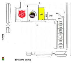 2205 W Edmond Rd, Edmond, OK à louer Plan de site– Image 2 sur 2