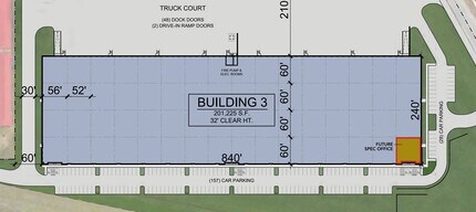 6001 Old Decatur Rd, Fort Worth, TX à louer Plan de site– Image 1 sur 1