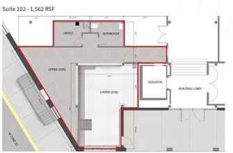 2020 Baltimore Ave, Kansas City, MO à louer Plan d’étage– Image 1 sur 4