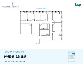 800 Boylston St, Boston, MA à louer Plan de site– Image 1 sur 1