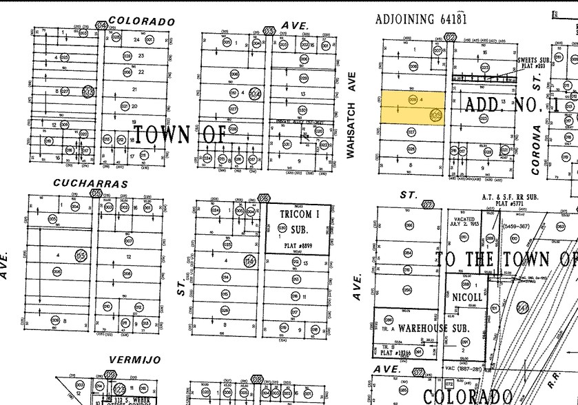 117 S Wahsatch Ave, Colorado Springs, CO à vendre - Plan cadastral – Image 3 sur 11