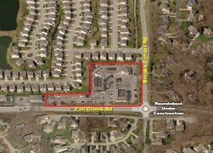 10110-10158 Brooks School Rd, Fishers, IN - VUE AÉRIENNE  vue de carte