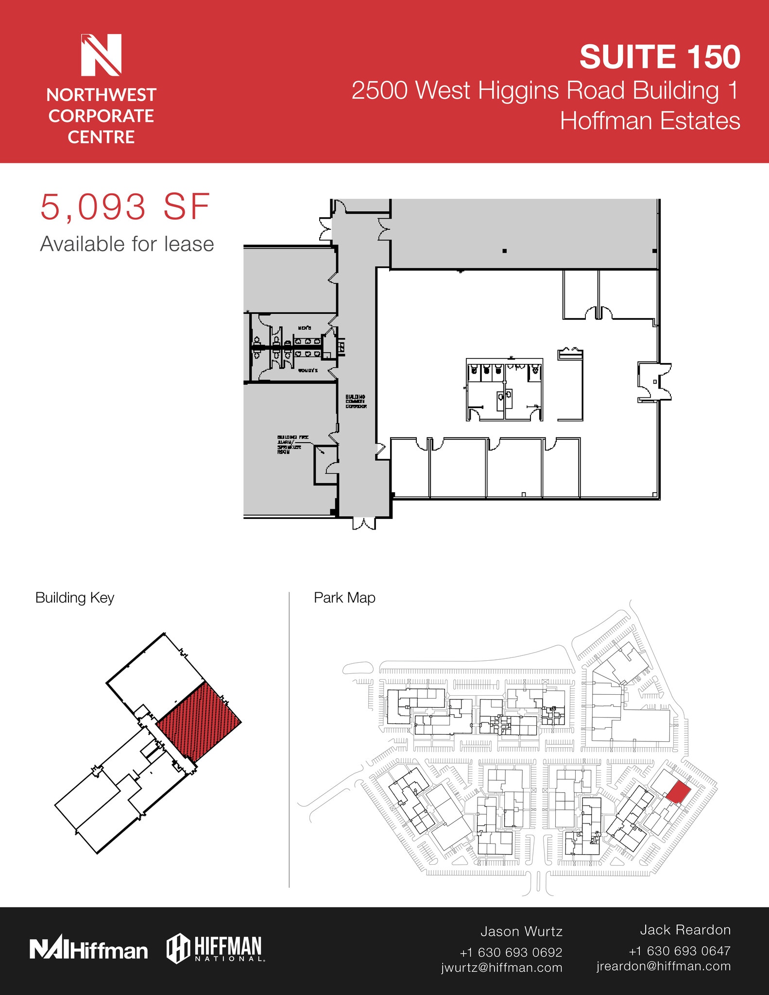 2500 W Higgins Rd, Hoffman Estates, IL à louer Plan d’étage– Image 1 sur 1