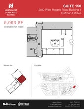 2500 W Higgins Rd, Hoffman Estates, IL à louer Plan d’étage– Image 1 sur 1