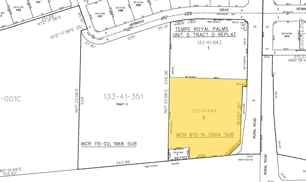 3920 S Rural Rd, Tempe, AZ à louer - Plan cadastral – Image 2 sur 20