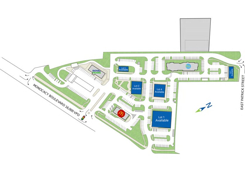 Monacacy Blvd, Frederick, MD à louer - Plan de site – Image 2 sur 2