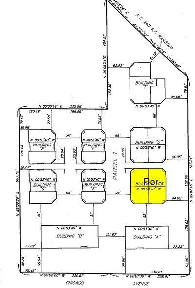 1835 Chicago Ave, Riverside, CA à louer - Plan cadastral – Image 3 sur 7