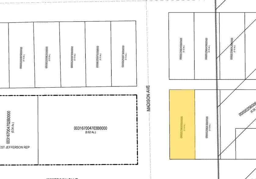 212-218 Madison Ave, Dallas, TX à louer - Plan cadastral – Image 2 sur 2
