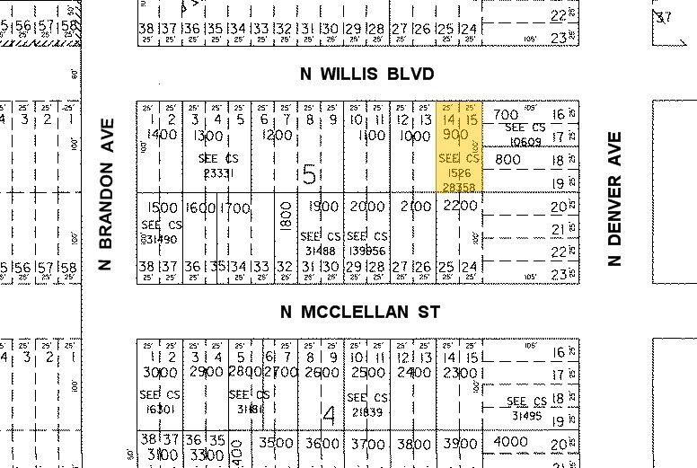 2030 N Willis Blvd, Portland, OR à vendre - Plan cadastral – Image 1 sur 7