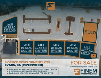 Plus de détails pour 00 Addison Square, Evans, GA - Terrain à vendre