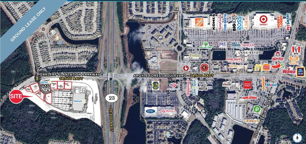 SWC Oakleaf Plantation Pky & Cecile Commerce Center Pk, Jacksonville, FL à louer - Photo de l’immeuble – Image 1 sur 1