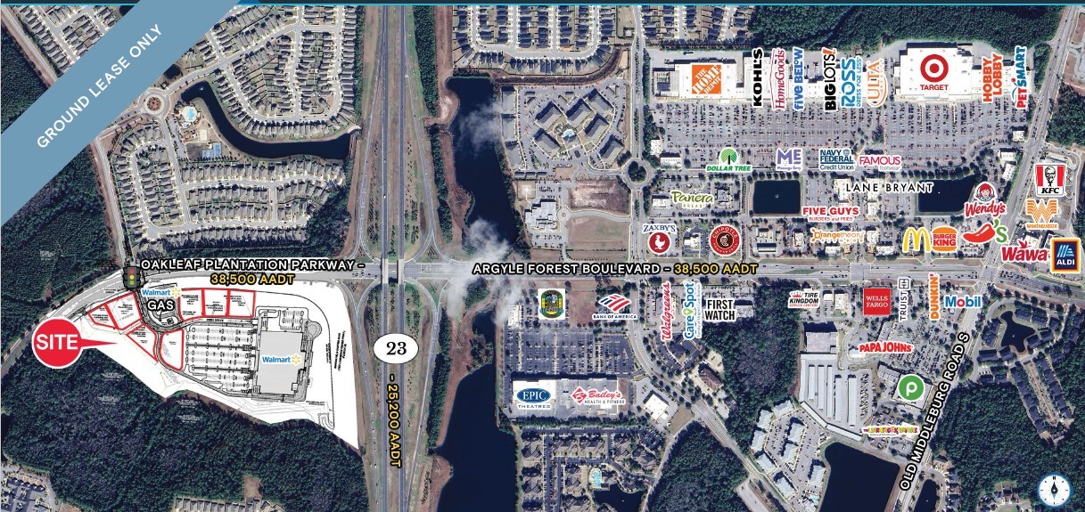 SWC Oakleaf Plantation Pky & Cecile Commerce Center Pk, Jacksonville, FL à louer Photo de l’immeuble– Image 1 sur 2