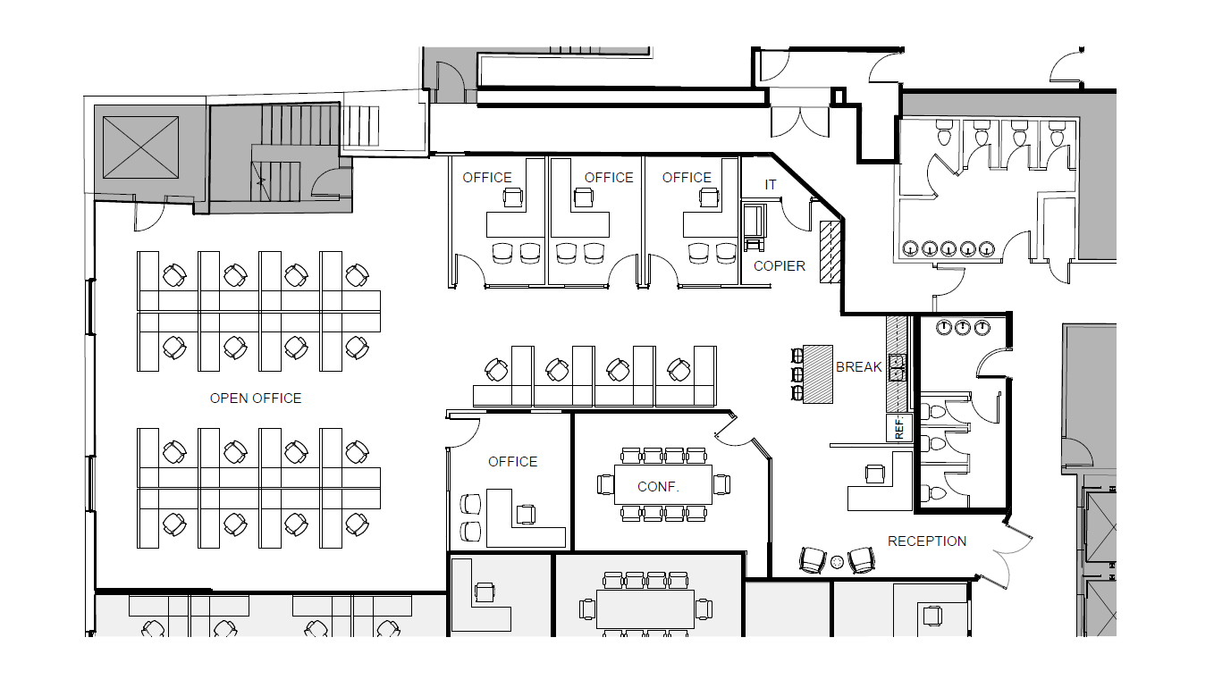 618 Church St, Nashville, TN à louer Plan d’étage– Image 1 sur 1