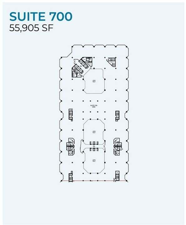 595 Bay St, Toronto, ON à louer Plan d’étage– Image 1 sur 1